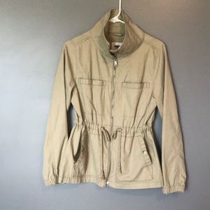 Old Navy Canvas Utility Jacket tan